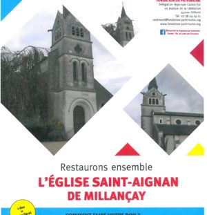 Souscription pour la restauration de l’église de Millançay