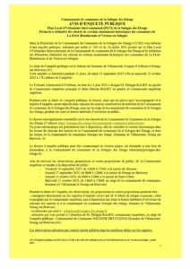 "Enquête publique PLUI 15/9/25 - 15/10/25