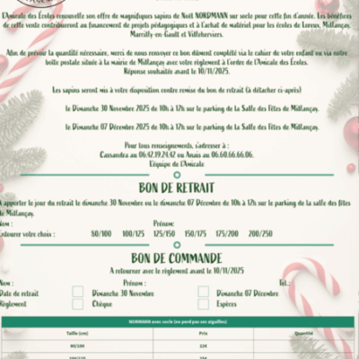 Opération Sapins de Noël