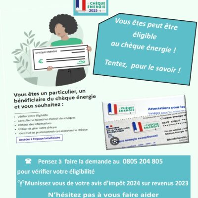 FRANCE SERVICES SDE CHÈQUE ÉNERGIE