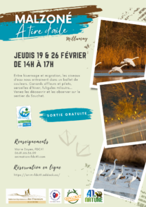 MALZONE JEUDIS 19 ET JEUDI 26 FÉVRIER