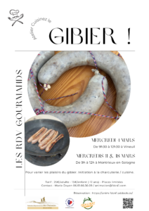 ATELIER CUISINE GIBIER MARS