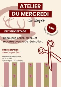 LA MAISON DU CERF ATELIERS CRÉATIFS MERCREDI APRÈS-MIDI