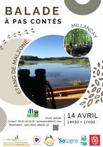 MARDI 14 AVRIL 14H30 / 17H30 ÉTANG DE MALZONE