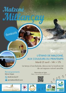 MARDI 21 AVRIL 14H / 17H ÉTANG DE MALZONE