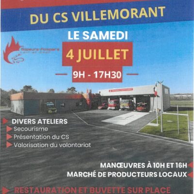 Samedi 04 JUILLET PORTE OUVERTES POMPIER NEUNG SUR BEUVRON