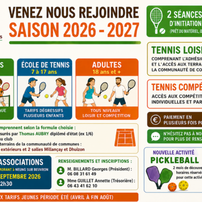 Le Tennis Club Sologne des Etangs