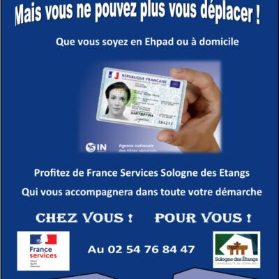 Demande de Carte d’identité à domicile
